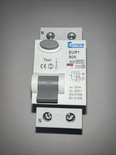 EUROPA 63 AMP 30mA DOUBLE POLE