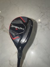 Taylormade Stealth 2 #4 Hybrid / 22 Degree / Stiff Flex Ventus TR Red 7 Shaft