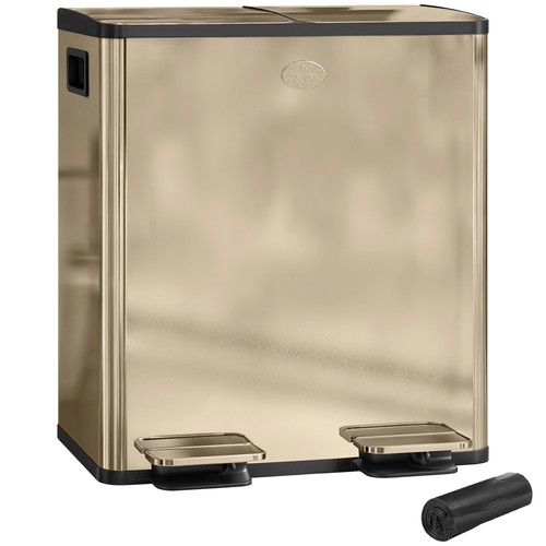 Homcom 20l dual rubbish - 2,