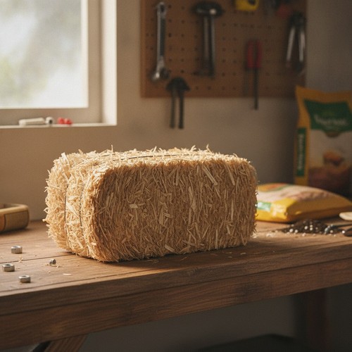 Mini hay bales for decoration - bales,