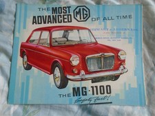 MG 1100 brochure Jun 1962 UK market ref 6230