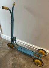 Vintage TRIANG TRI-ANG Scooter 1960s 3 Three Wheeled Children’s Blue 1965 VGC