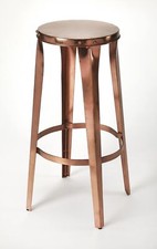 30 Copper Iron Backless Bar