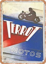 METAL SIGN - 1937 Terrot Motos
