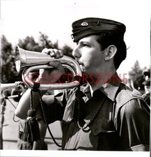 1972 1st Battalion Queens Lancashire Regiment Bugler Press Photo 6x6 inch