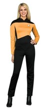 Star Trek Ladies Gold Jumpsuit Next Generation