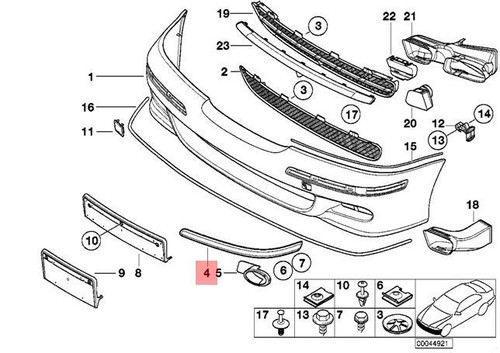 Genuine bmw e39 estate bumper - genuine,