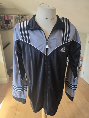 Adidas black grey track - &,