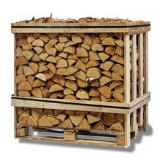 Kiln Dried Birch Logs – Large Crate | Premium Hardwood Firewood