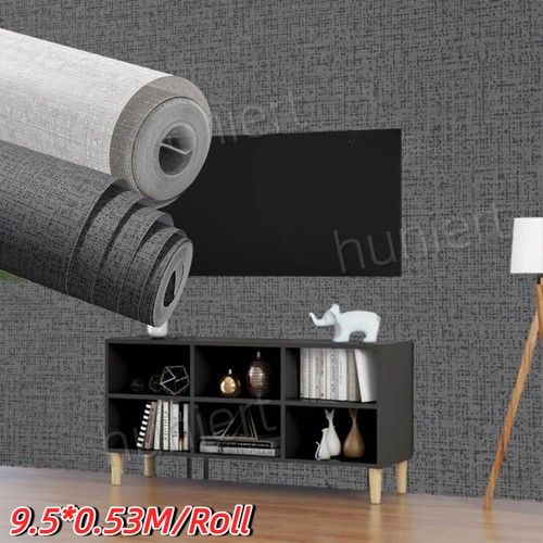 Grey black linen effect - grey/black,