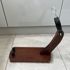 Serrano Jamon Parma Ham Prosciutto Stand - Solid Wood for carving and display