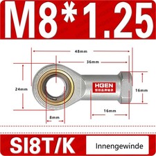 Female & Male Rod End, Bearing