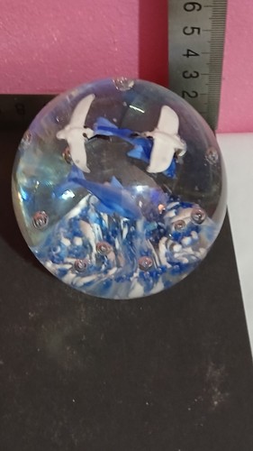 Dolphin hand blown - hand, glass