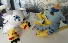2 Vintage 1999 Digimon Soft Toy, Plush Made By Play By Play