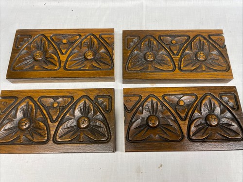 Four carved panels - panels, antique