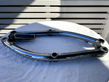 Rear Chrome Frame Rails with Footpegs | May Fit Suzuki Intruder