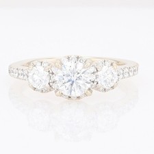LEO 1.06ctw Round Diamond