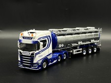 Scania S highline CS20H 4x2 tank trailer "Mydland" WSI truck models 1:50 scale