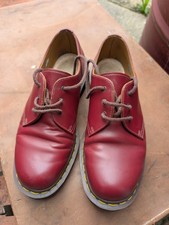 Dr. Martens 1461 Oxblood Leather Casual Shoes Unisex UK Size 8