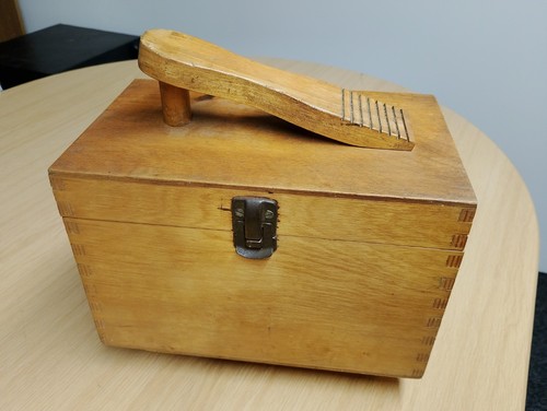Vintage shoe shine box - vintage, with