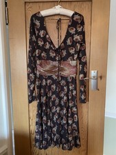 Issa Silk Dress Original Design, Size UK 12
