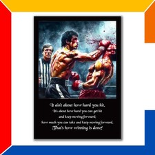 Rocky balboa boxing quote - balboa,