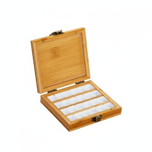 Wooden watercolor palette box - palette,