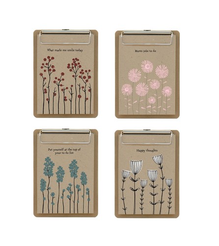 East india flowers clip pad - of,