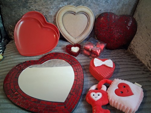 Heart shape mosaic mirror - shape,