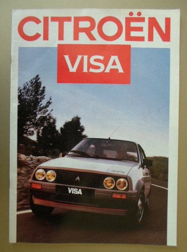 Citroen visa range orig 1986 - citroen,
