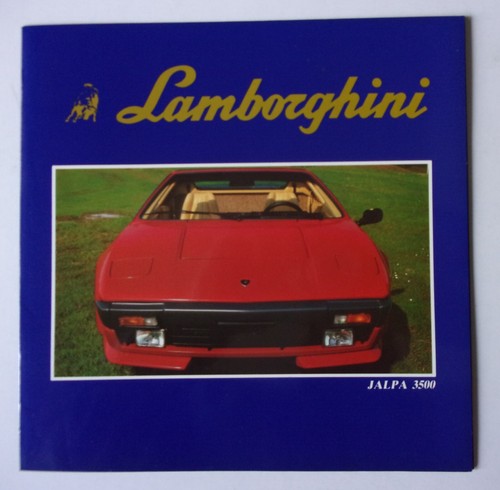 Lamborghini jalpa 3500 orig - lamborghini,
