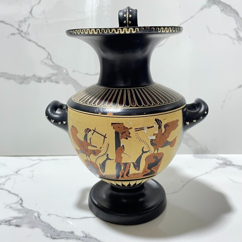 Greek amphora vase - vase, black
