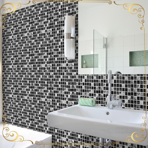 Black mosaic stone - mosaic,
