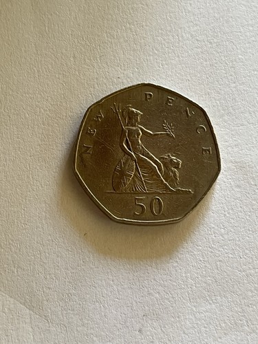 1980 50p coin - 1980,