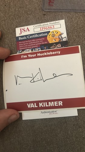 Val kilmer jsa signed - kilmer,
