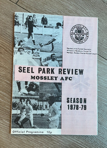 Mossley home programmes - programmes,