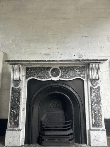 Marble fire surround - fire, for