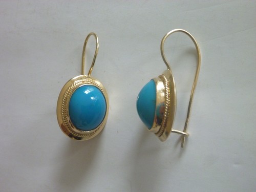 Vintage gold turquoise - 14,