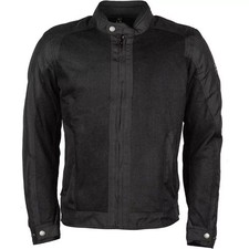 Helstons Stoner Air Summer Motorcycle Motorbike Mesh Textile Jacket Black XL