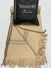 HIGH QUALITY AFGHAN PATOO WOOL  BLEND SHAWL CHADDAR SCARF ASIAN PASHTUN MEN 