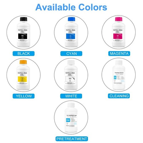 Gt3 dtg textile ink for - textile,