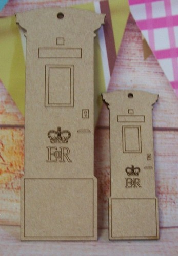 Post box christmas mdf - post,