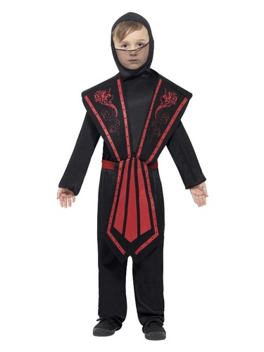 Ninja costume child black - ninja,