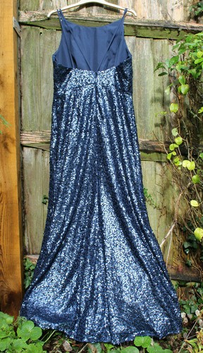 Sequin navy blue dessy 2993 - navy,