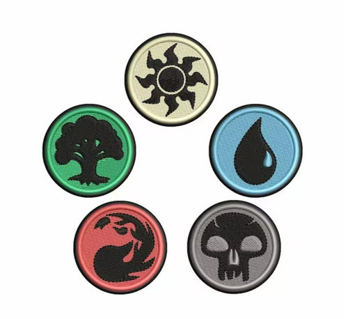 Magic mana emblem embroidery - magic,