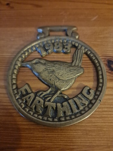 Brass 1983 farthing - farthing, with