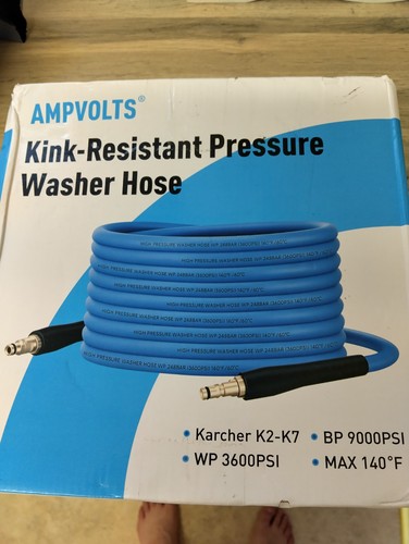 Kink resistant pressure washer - pressure,