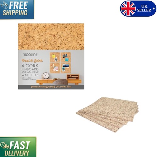 Natural cork wall tiles - natural,