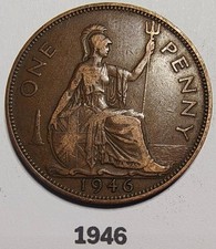 1946 One Penny King George VI