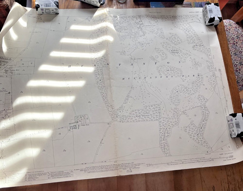 Vintage ordnance survey map - ordnance,